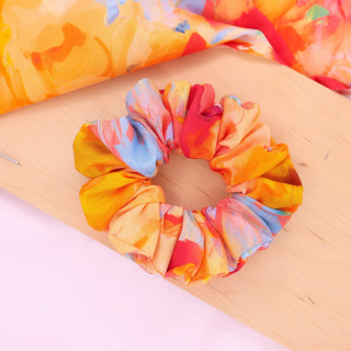 Gumka do włosów - scrunchie M abstrakcja