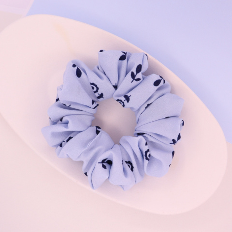 Gumka do włosów - scrunchie M baby blue