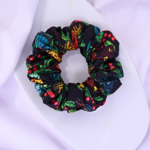 Gumka do włosów - scrunchie M butterfly Gumka do włosów - scrunchie M butterfly