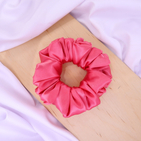 Gumka do włosów - scrunchie M malina Gumka do włosów - scrunchie M malina