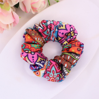Gumka do włosów - scrunchie M mozaika
