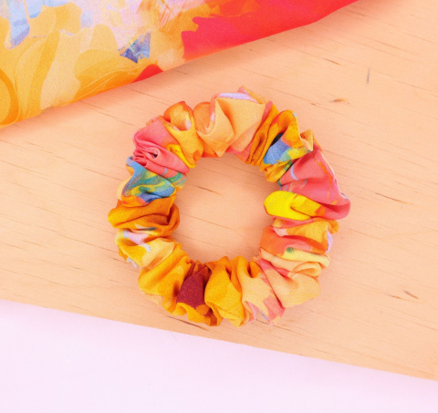 Gumka do włosów - scrunchie S abstrakcja Gumka do włosów - scrunchie S abstrakcja