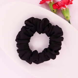 Gumka do włosów - scrunchie S czarna
