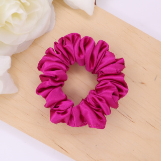 Gumka do włosów - scrunchie S amarantowy