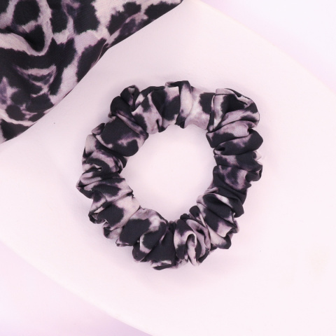 Gumka do włosów - scrunchie S panterka Gumka do włosów - scrunchie S panterka