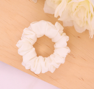 Gumka do włosów - scrunchie S wanilla