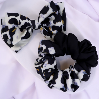 Zestaw kokarda do włosów + scrunchie